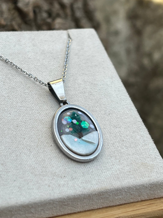 Snow Globe Necklace