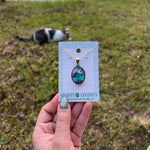 Starry Blue Ridge Mountain Necklace