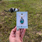 Starry Blue Ridge Mountain Necklace