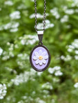 Daisy Necklace in Lavender