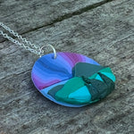 Hand-Sculpted Mountain Necklace