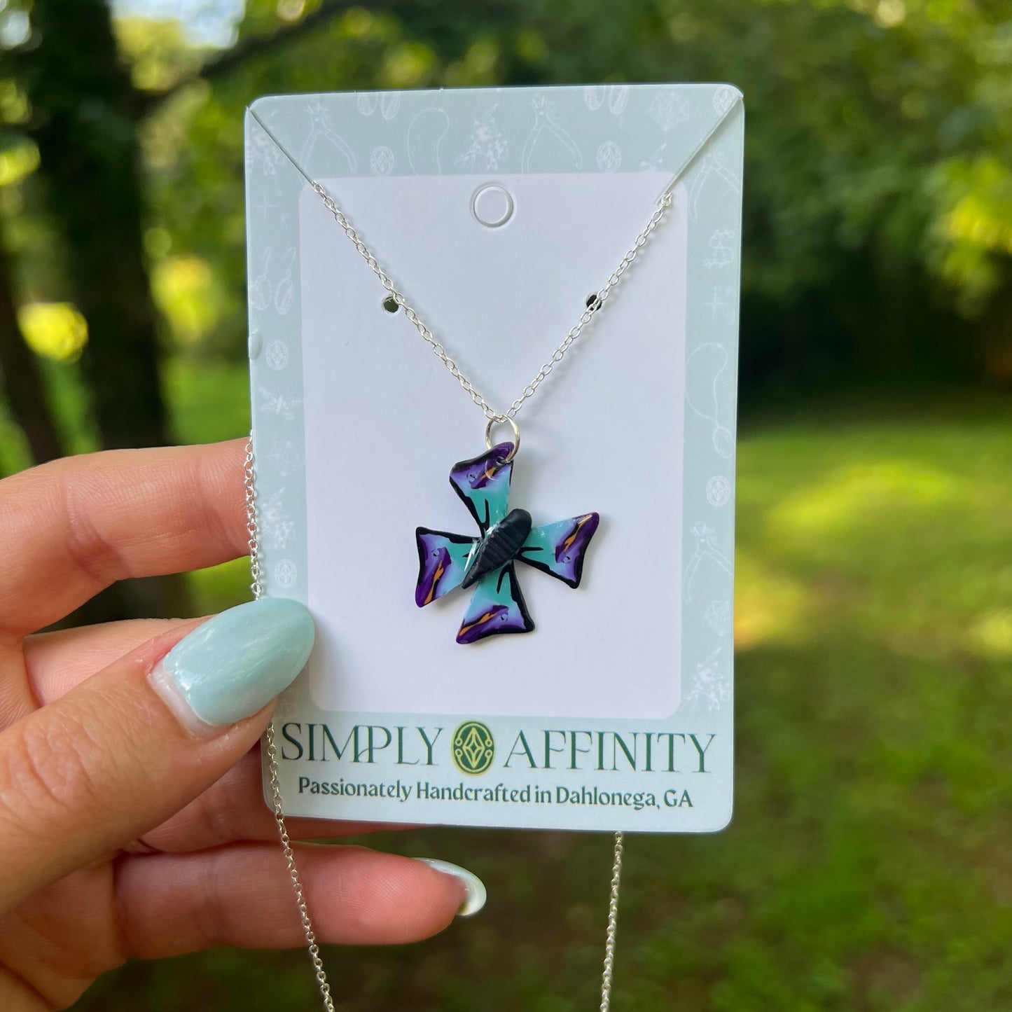 *NEW* Tilted Butterfly Necklace (OOAK)