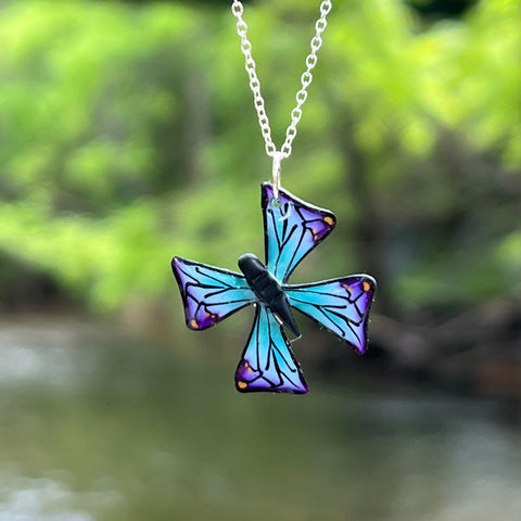 Butterfly Necklace (OOAK)
