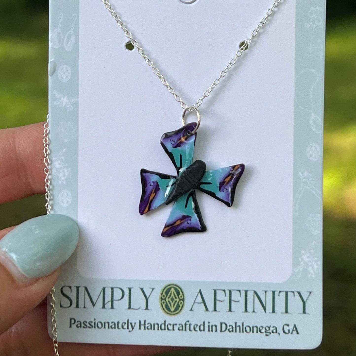 *NEW* Tilted Butterfly Necklace (OOAK)