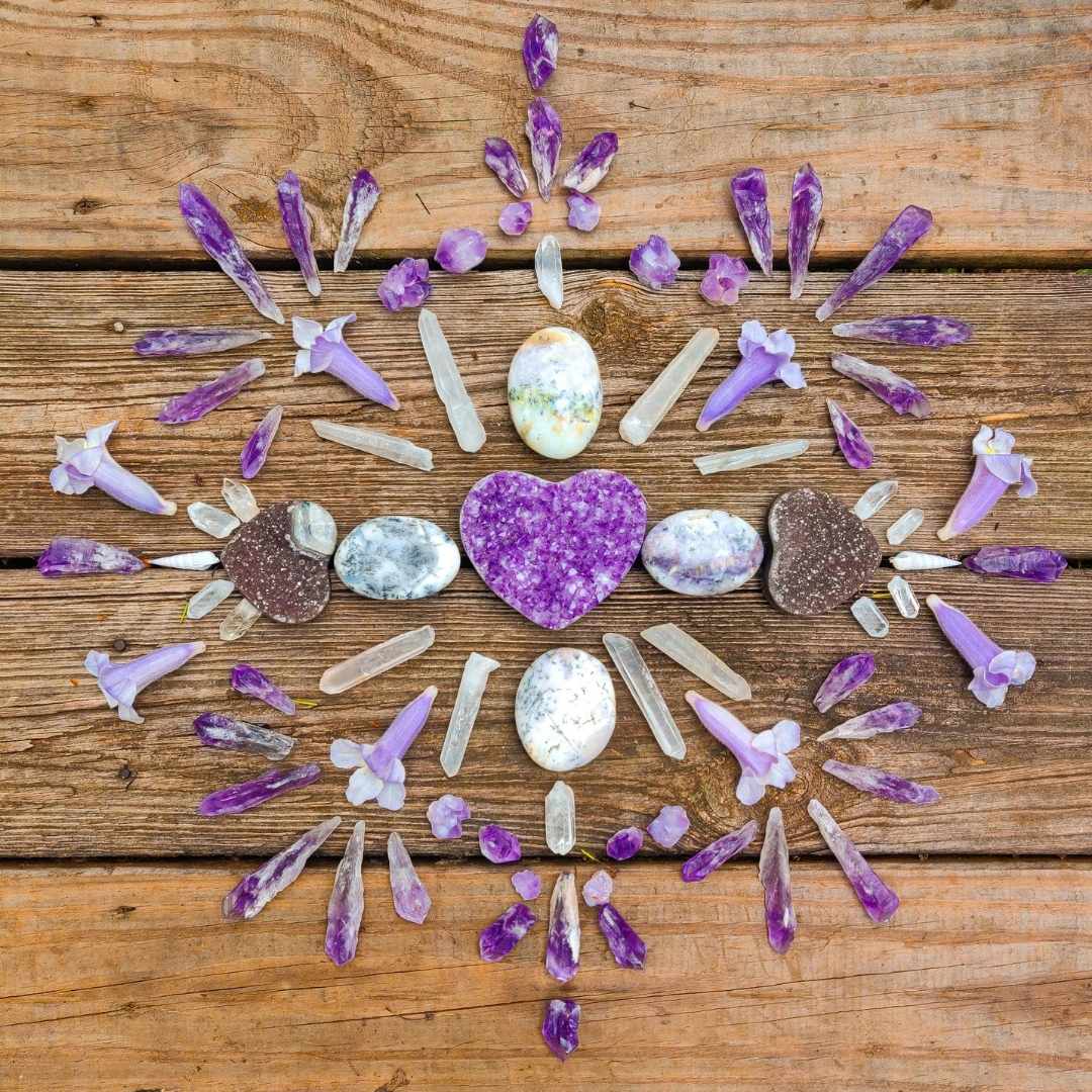 8x8 Crystal Grid Art Prints - Simply Affinity