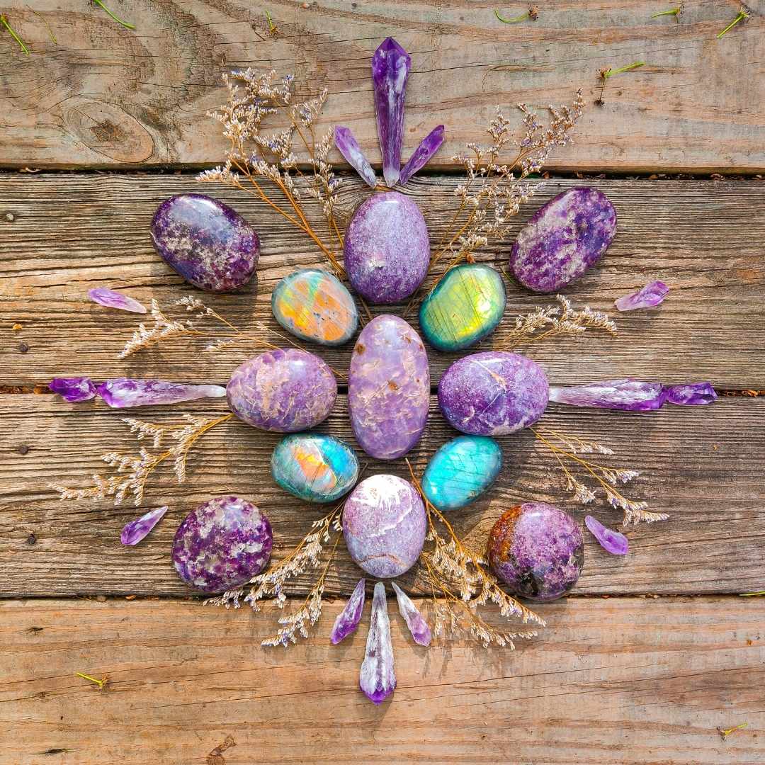8x8 Crystal Grid Art Prints - Simply Affinity