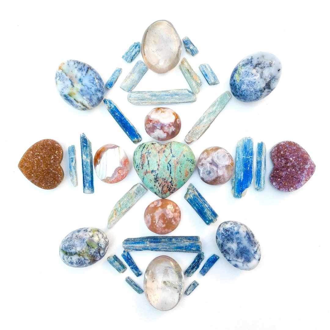 8x8 Crystal Grid Art Prints - Simply Affinity