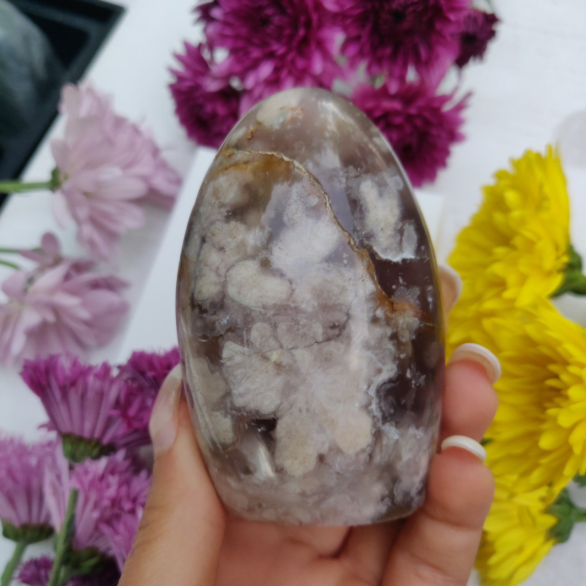 Flower Agate Free Form (#5) - Simply Affinity