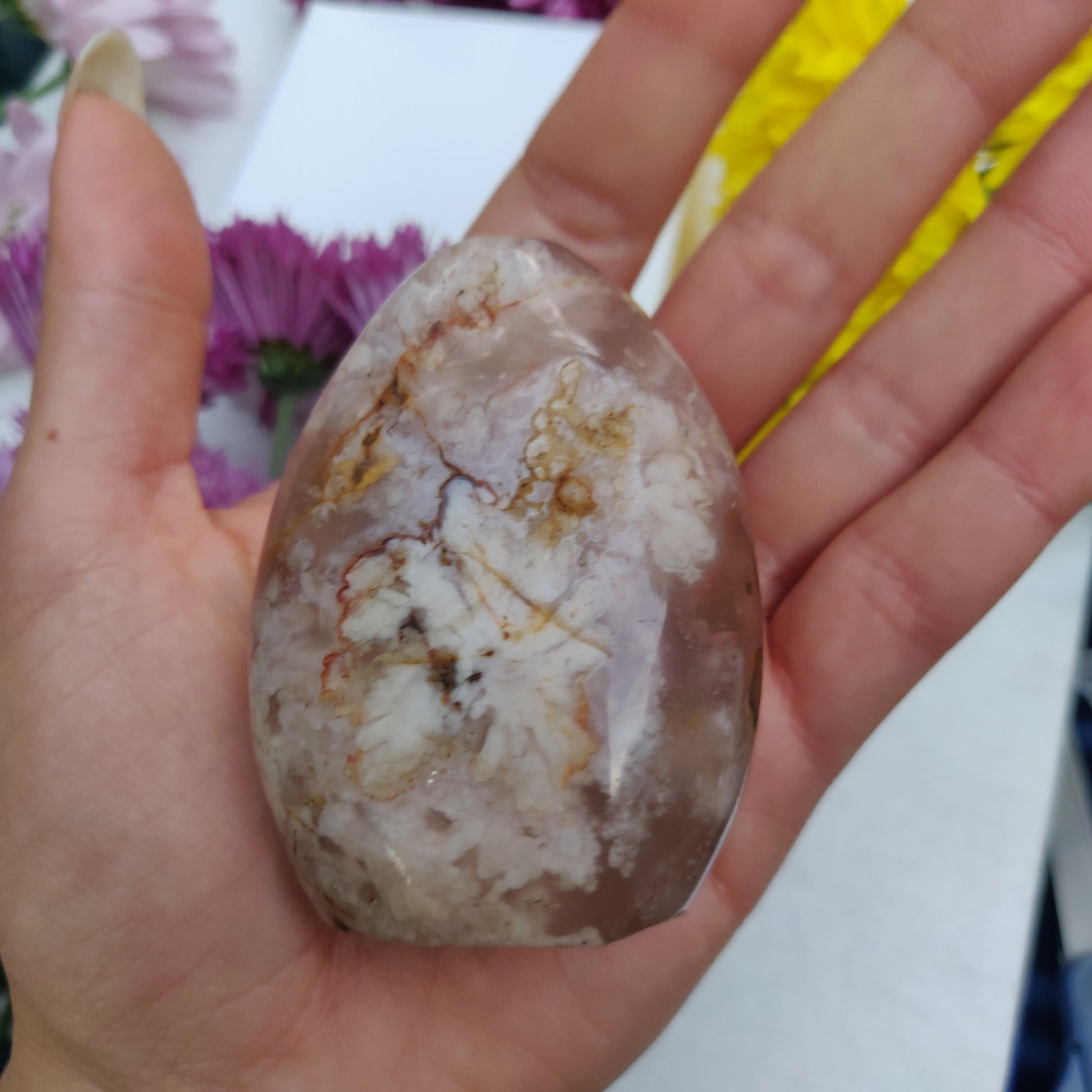 Flower Agate Free Form (#10) - Simply Affinity