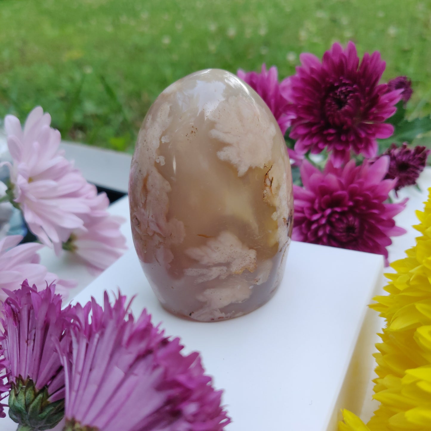 Flower Agate Free Form (#8) - Simply Affinity