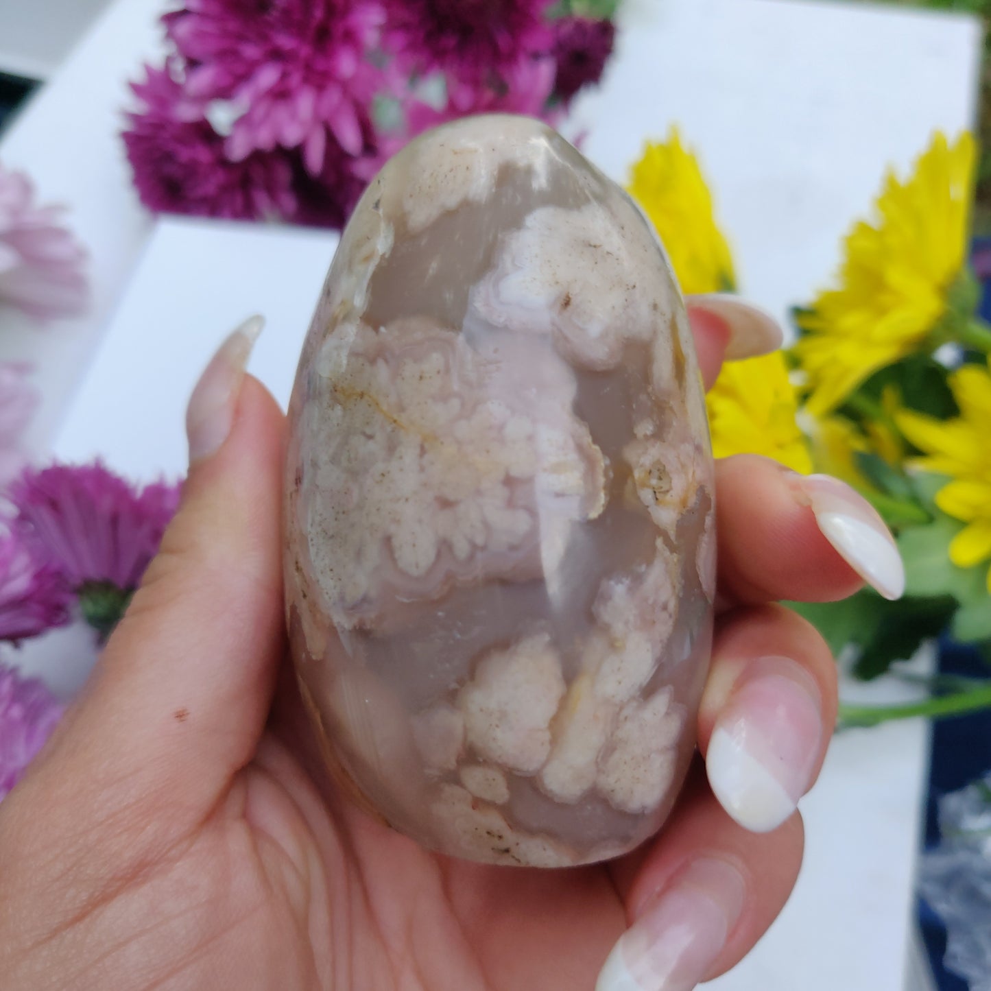 Flower Agate Free Form (#8) - Simply Affinity