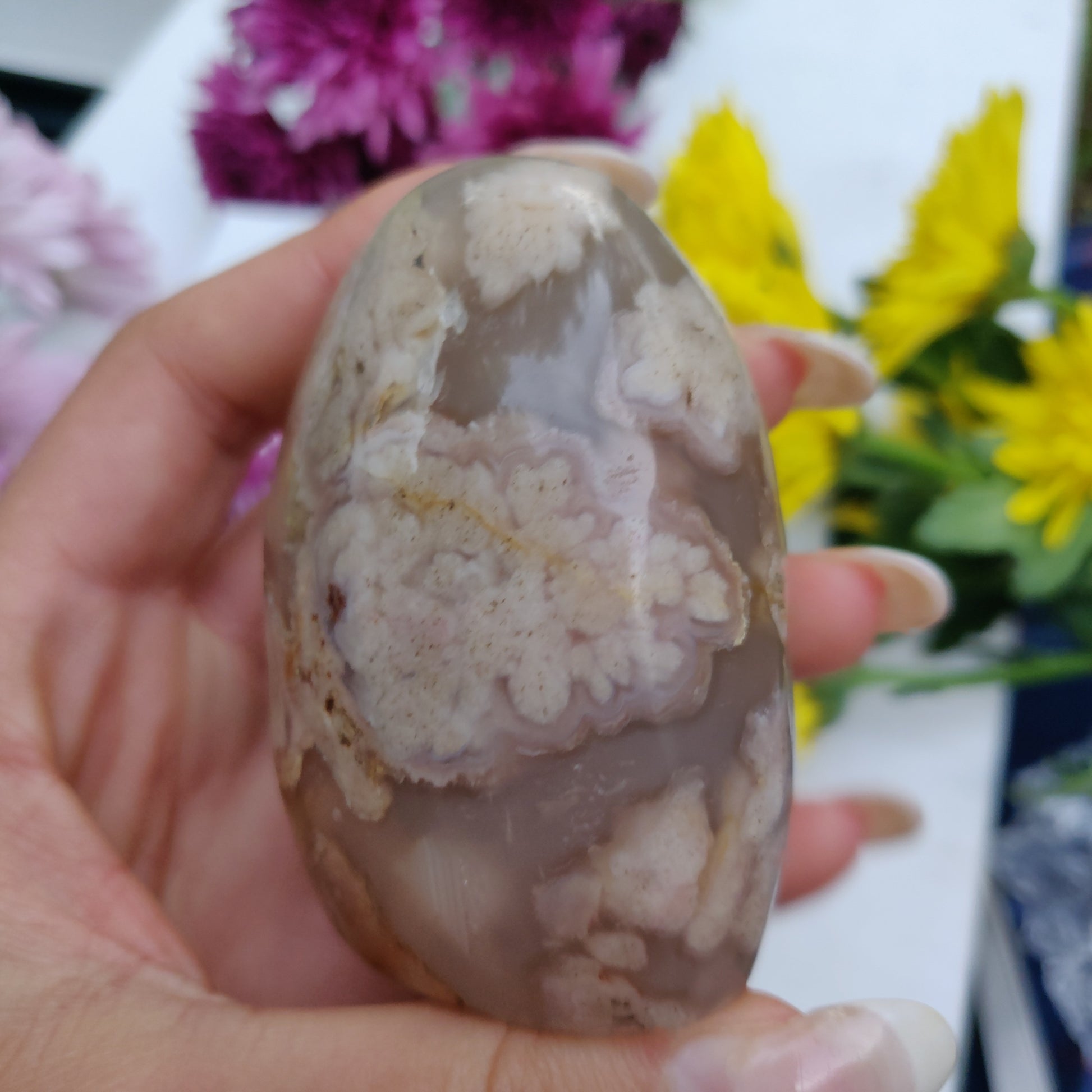 Flower Agate Free Form (#8) - Simply Affinity