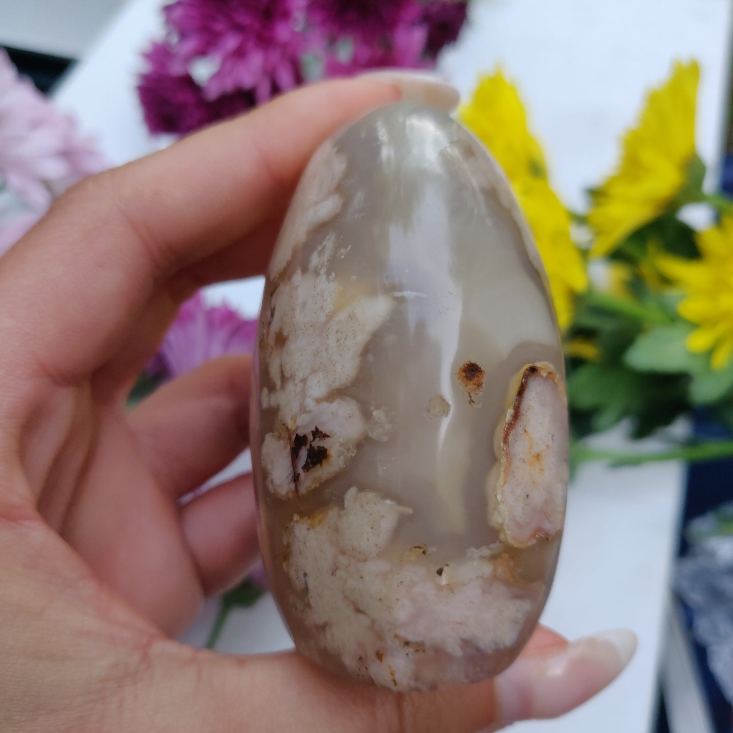 Flower Agate Free Form (#8) - Simply Affinity