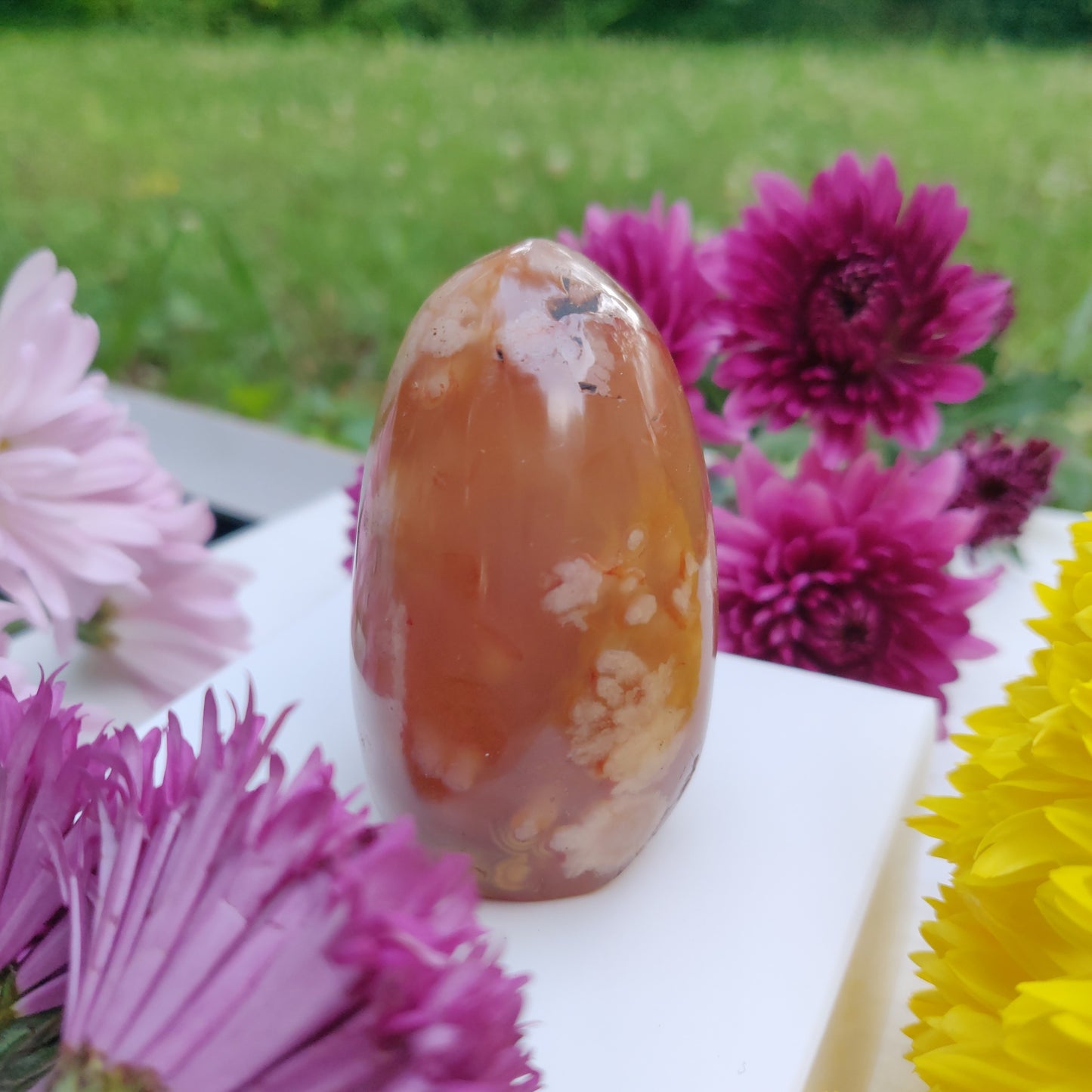 Flower Agate Free Form (#9) - Simply Affinity