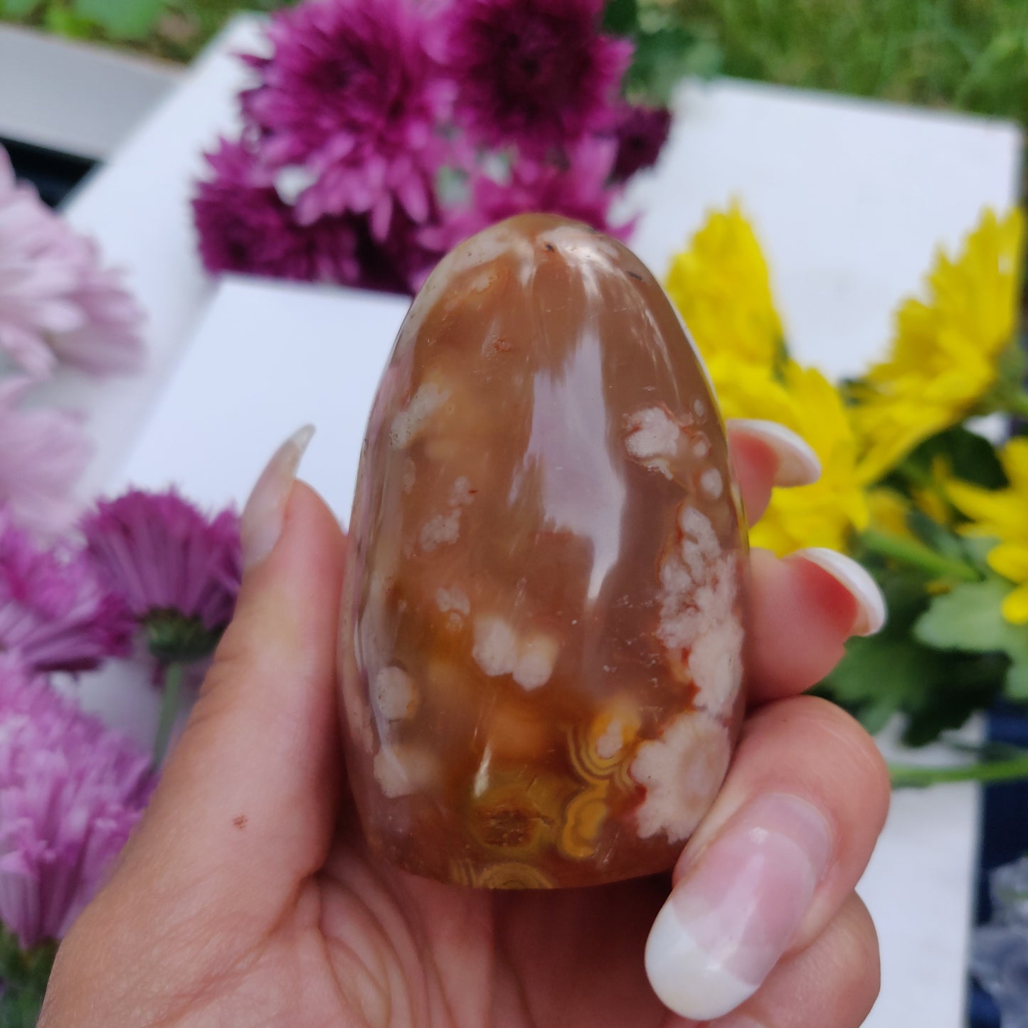 Flower Agate Free Form (#9) - Simply Affinity