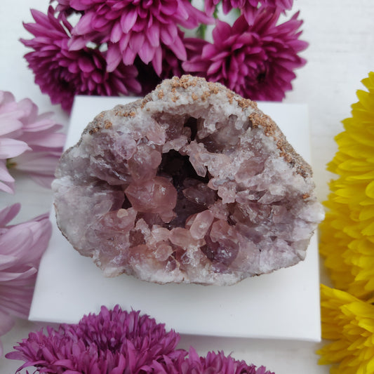 Pink Amethyst Geode (#M2) - Simply Affinity