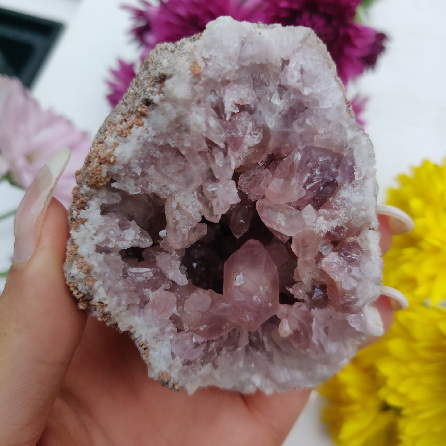 Pink Amethyst Geode (#M2) - Simply Affinity