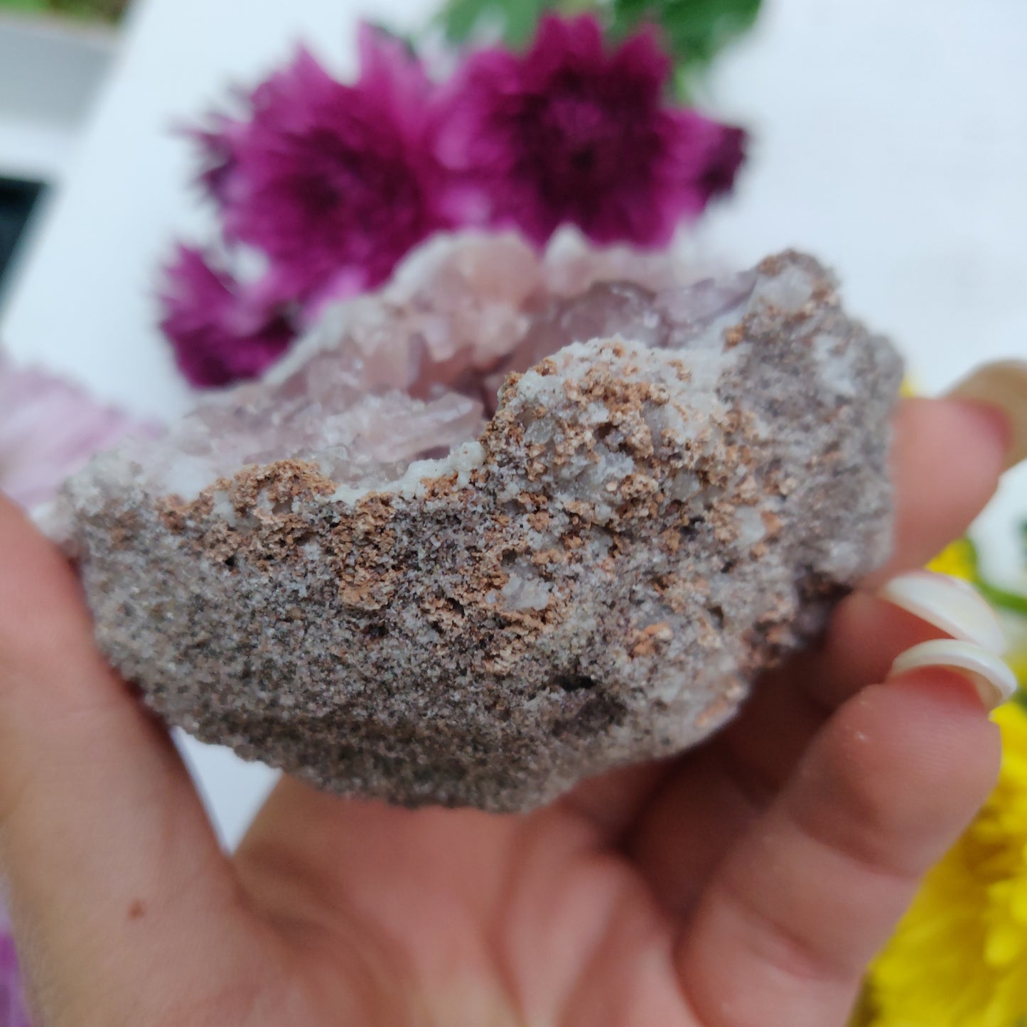 Pink Amethyst Geode (#M2) - Simply Affinity