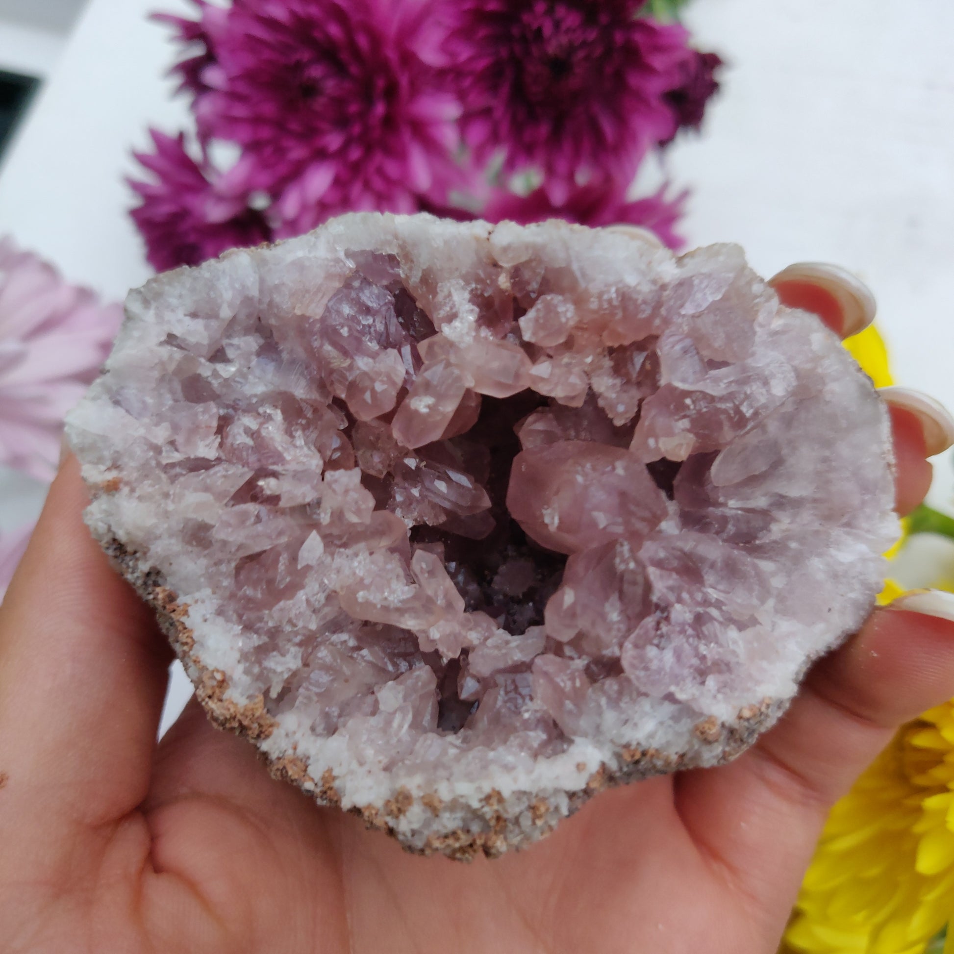 Pink Amethyst Geode (#M2) - Simply Affinity