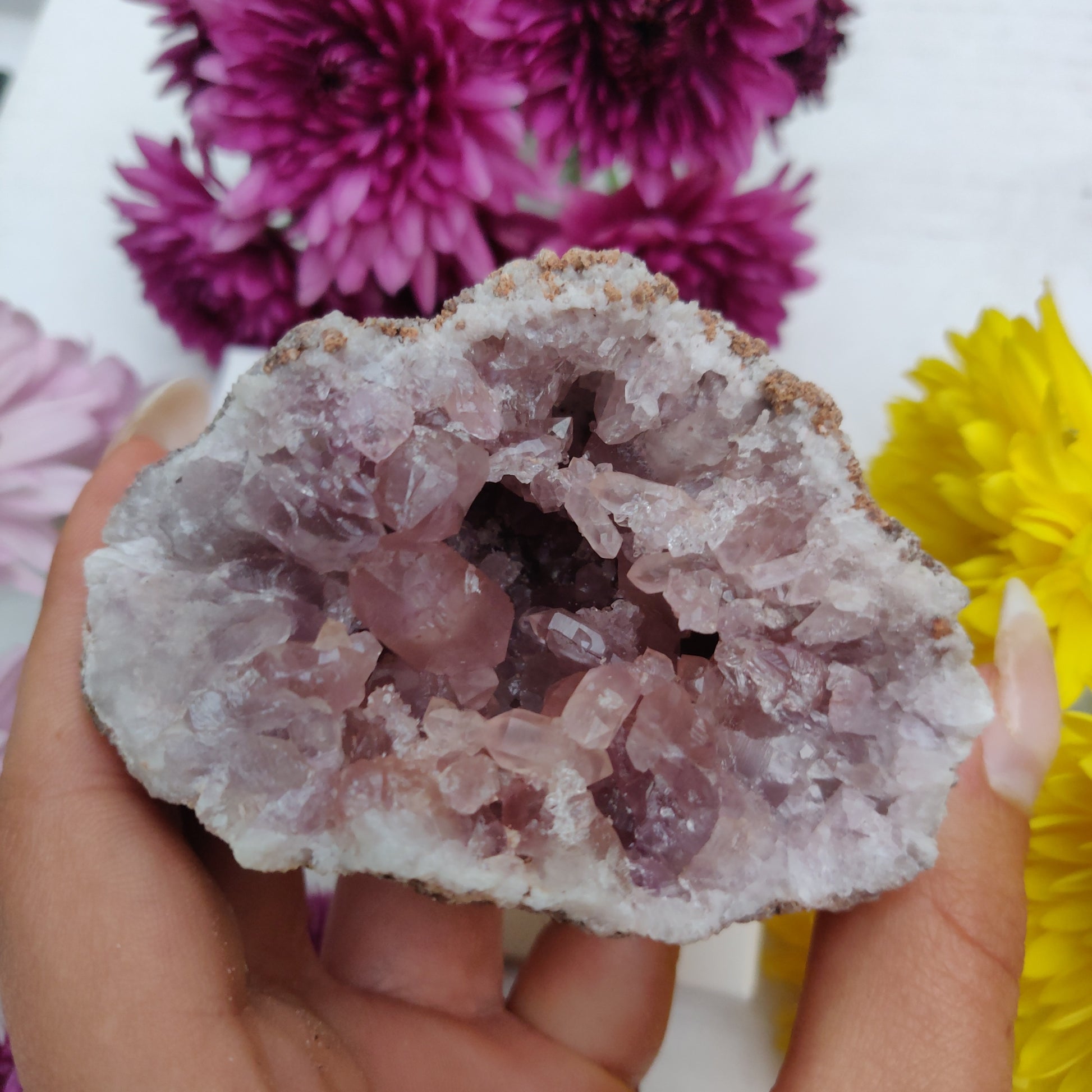 Pink Amethyst Geode (#M2) - Simply Affinity