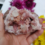 Pink Amethyst Geode with Fluorescent Calcite (#M3) - Simply Affinity