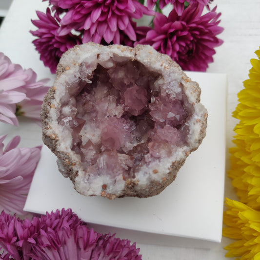 Pink Amethyst Geode (#M4) - Simply Affinity