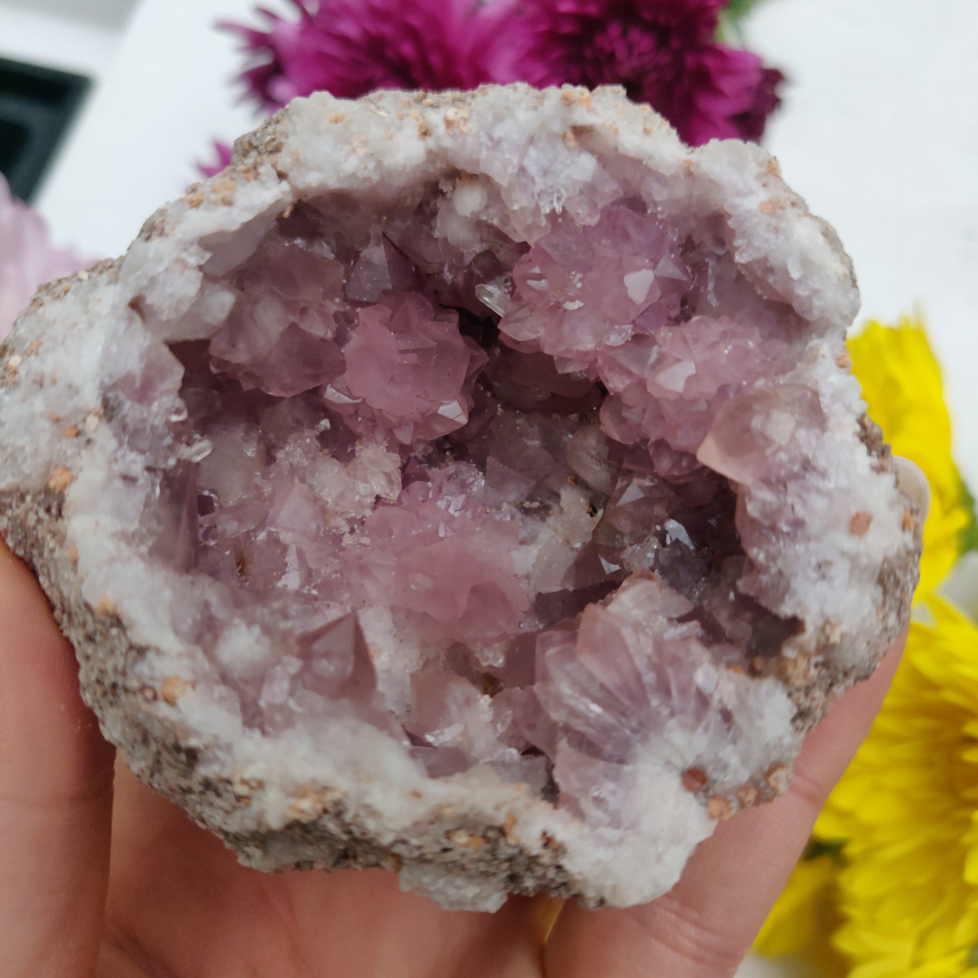 Pink Amethyst Geode (#M4) - Simply Affinity