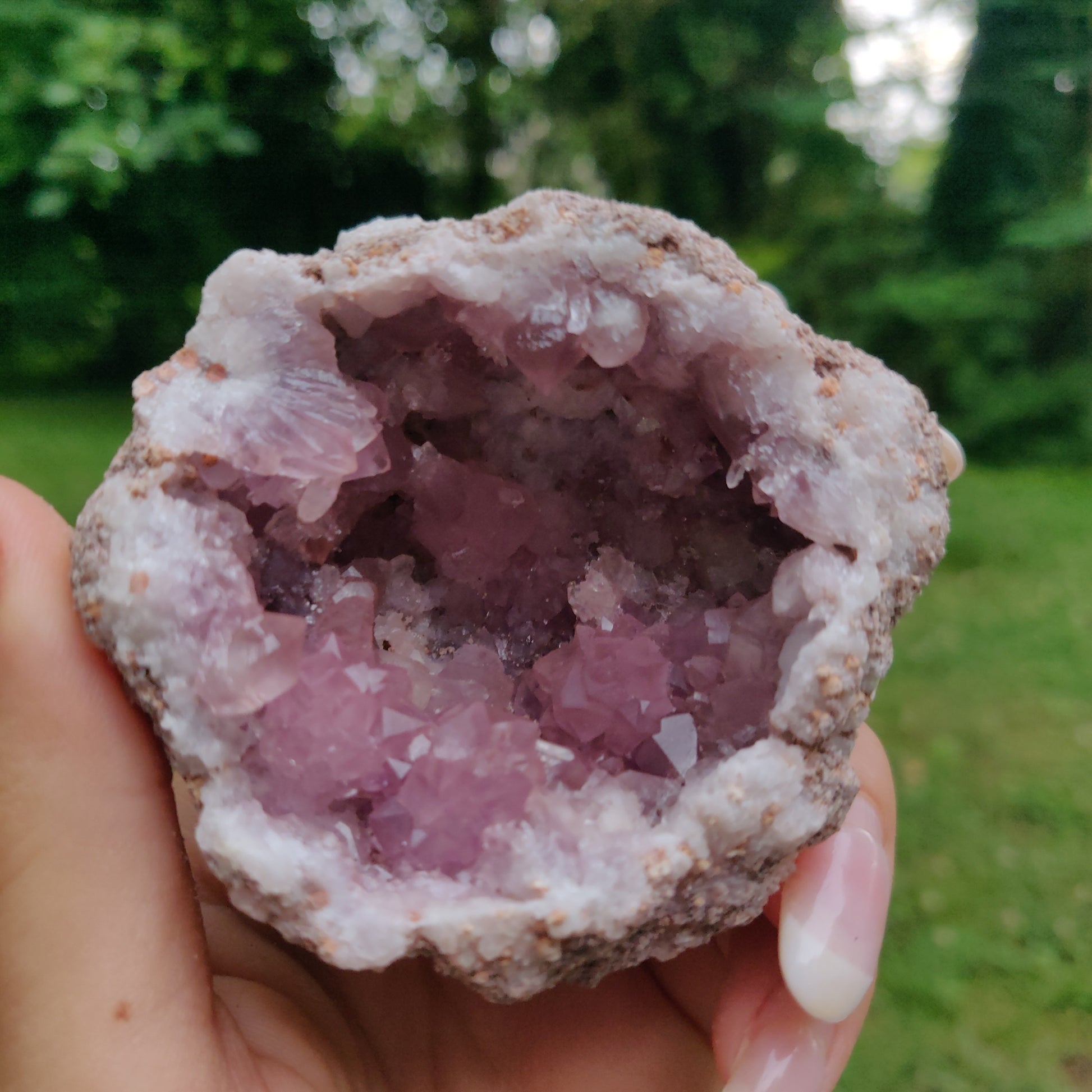Pink Amethyst Geode (#M4) - Simply Affinity