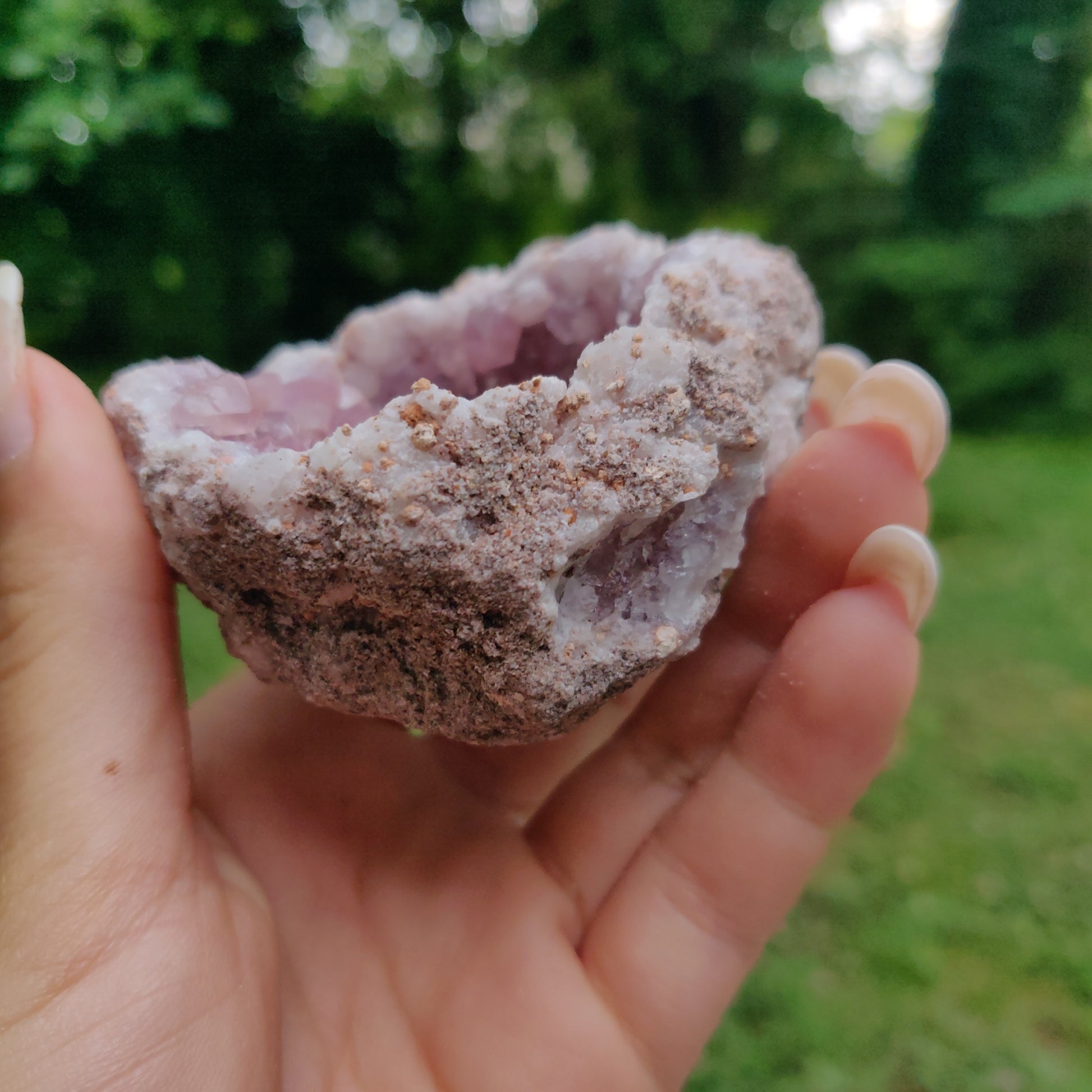 Pink Amethyst Geode (#M4) - Simply Affinity