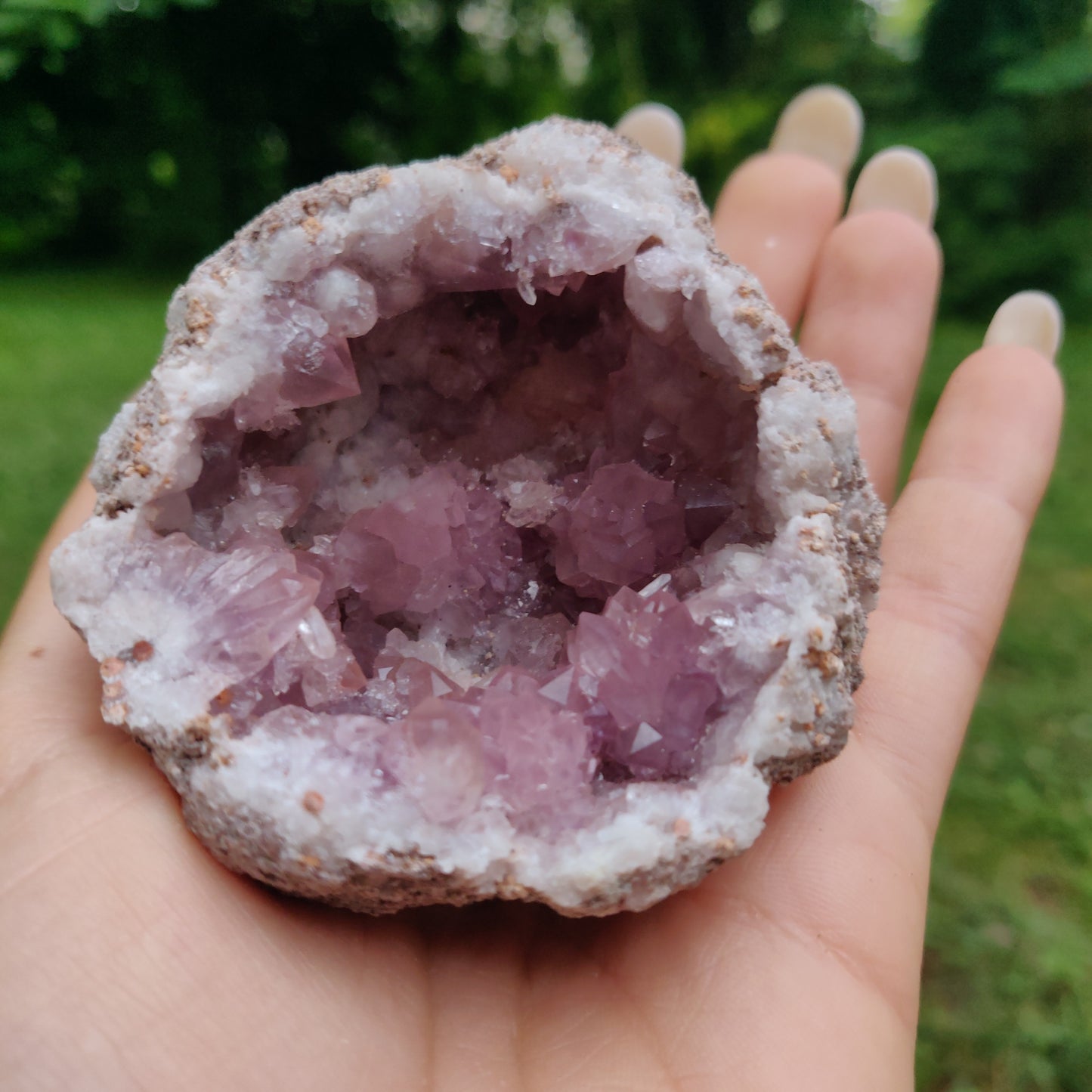 Pink Amethyst Geode (#M4) - Simply Affinity