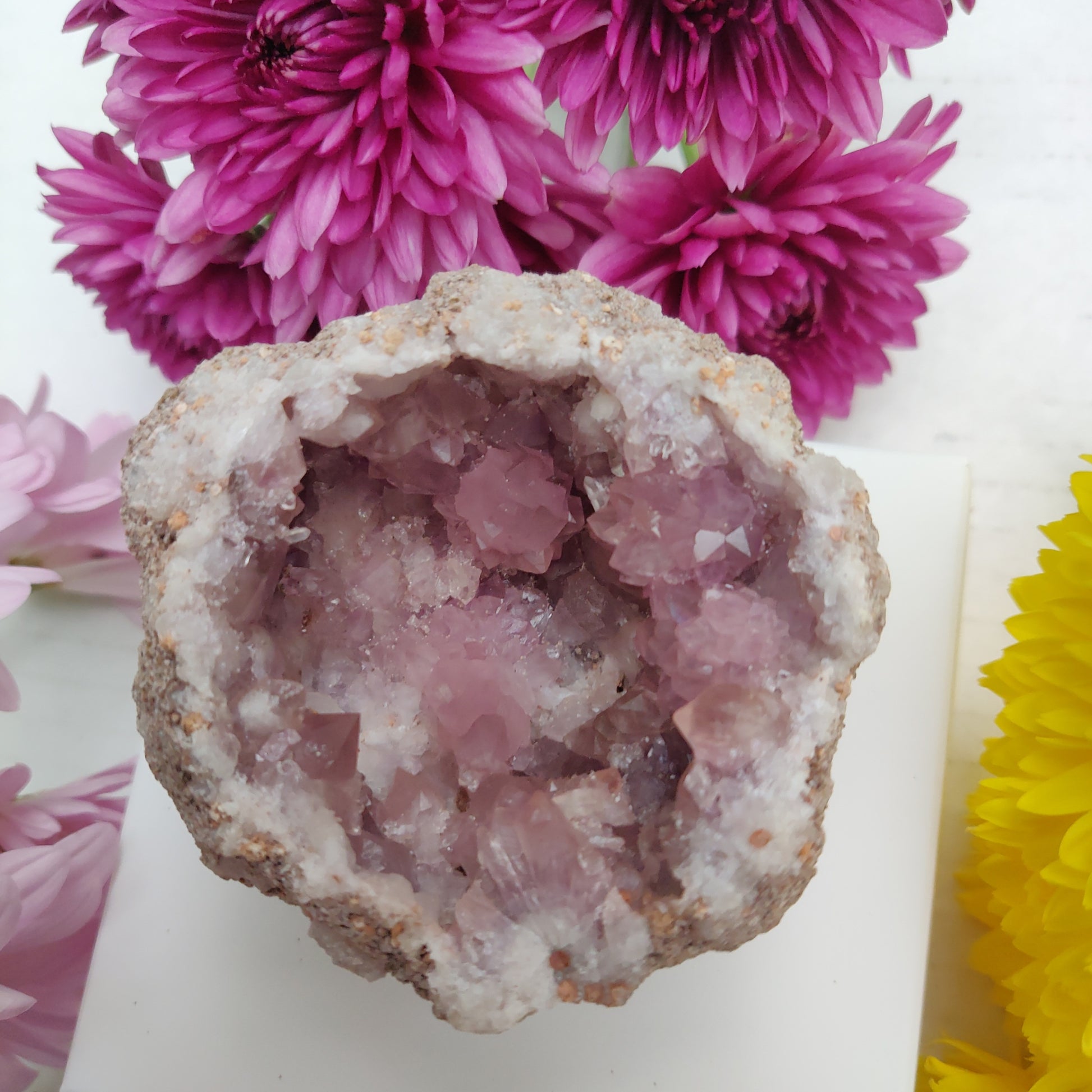 Pink Amethyst Geode (#M4) - Simply Affinity