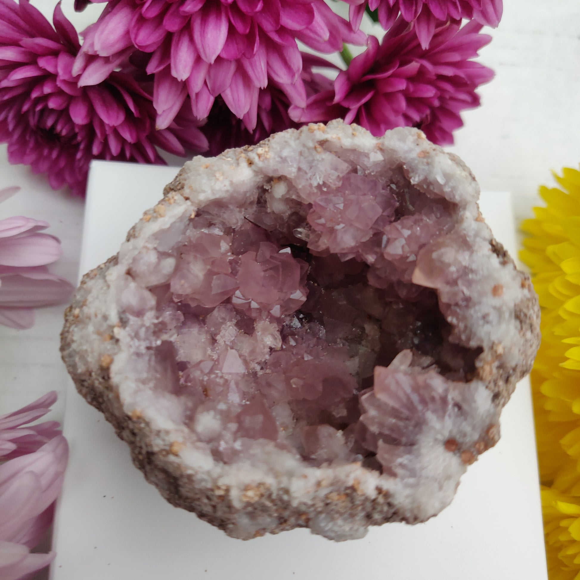 Pink Amethyst Geode (#M4) - Simply Affinity