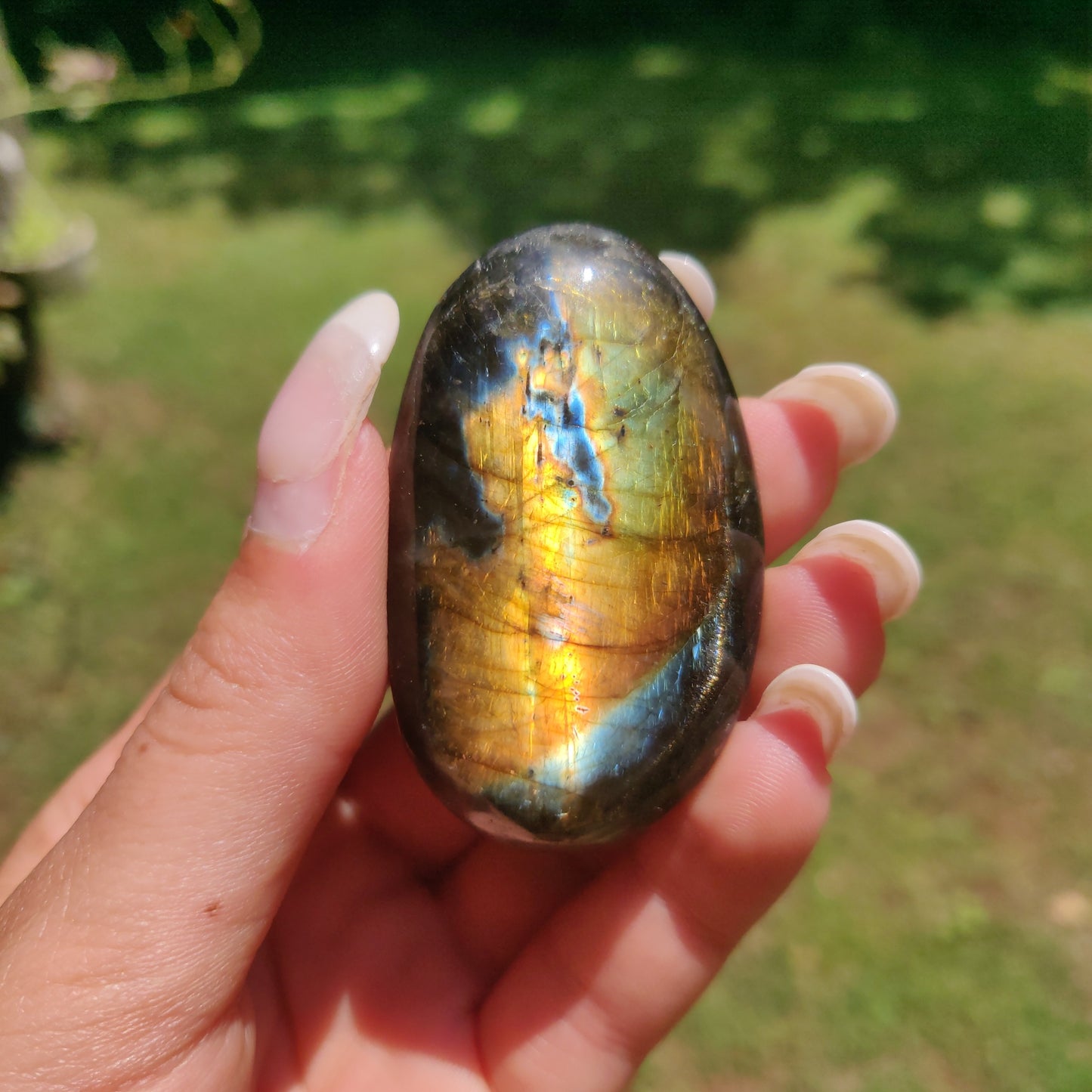 Labradorite Palm Stone (#288) - Simply Affinity