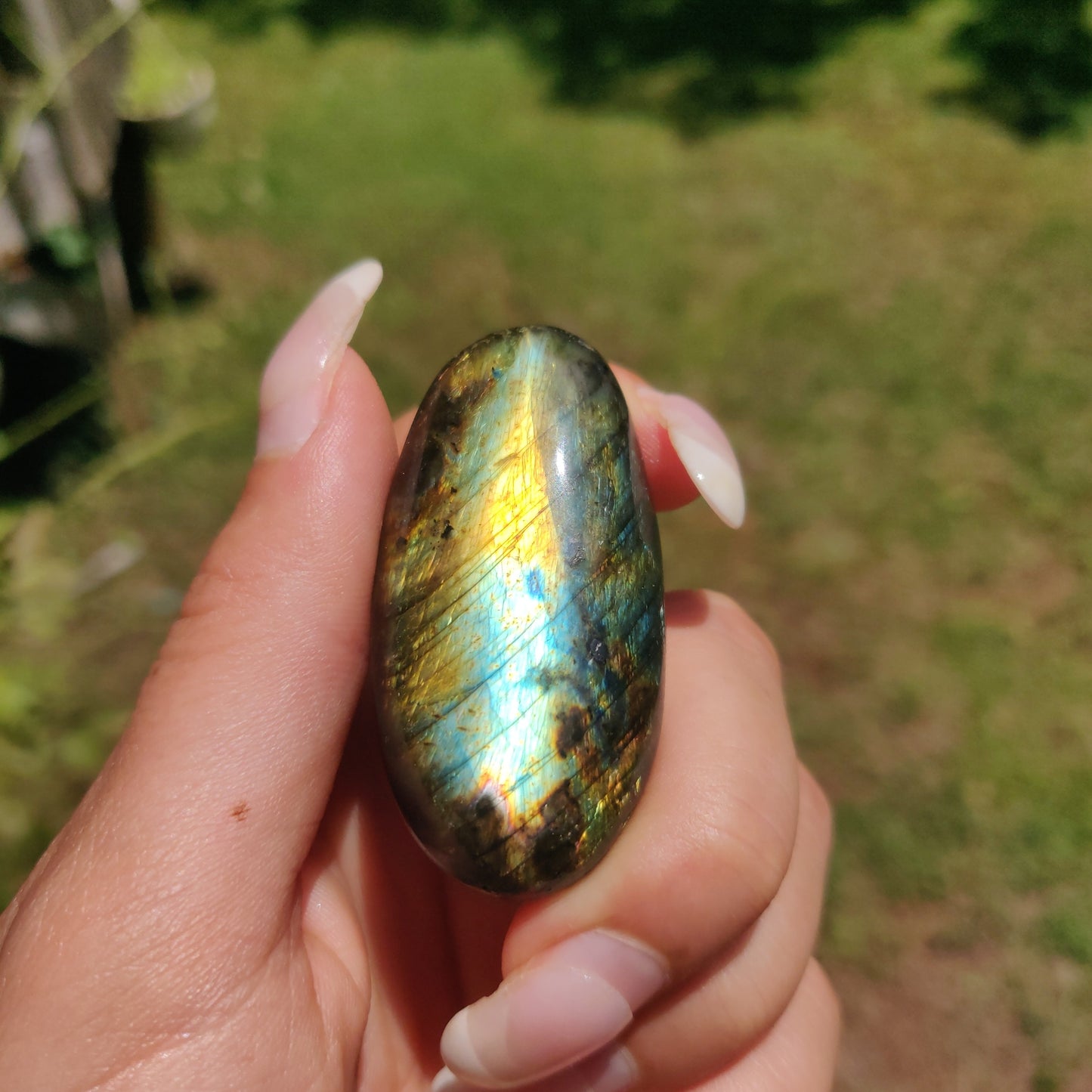 Labradorite Palm Stone (#304) - Simply Affinity