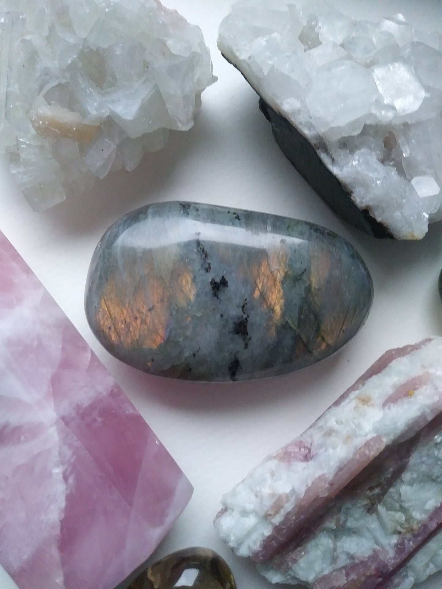 Labradorite Palm Stone (#70)