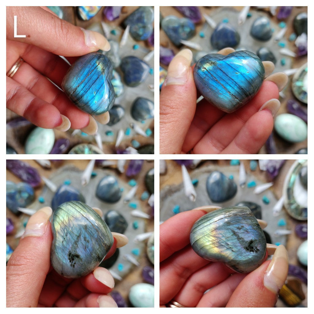 Mini Labradorite Heart - Choose your Favorites - Simply Affinity
