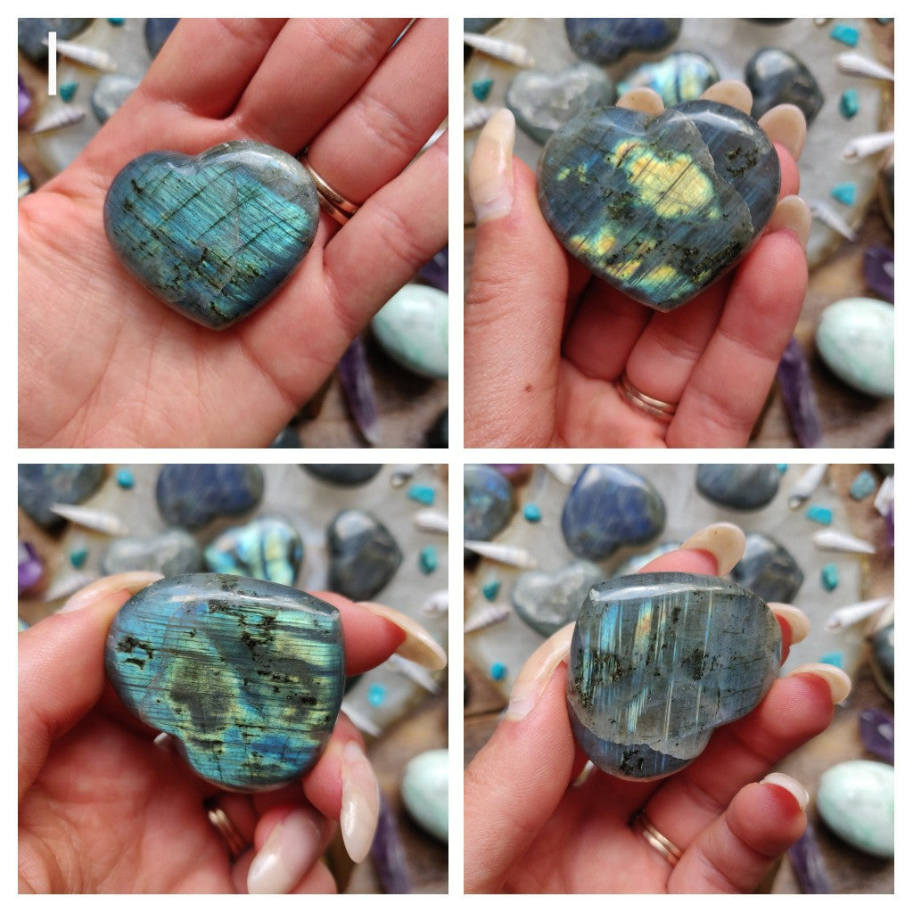 Mini Labradorite Heart - Choose your Favorites - Simply Affinity