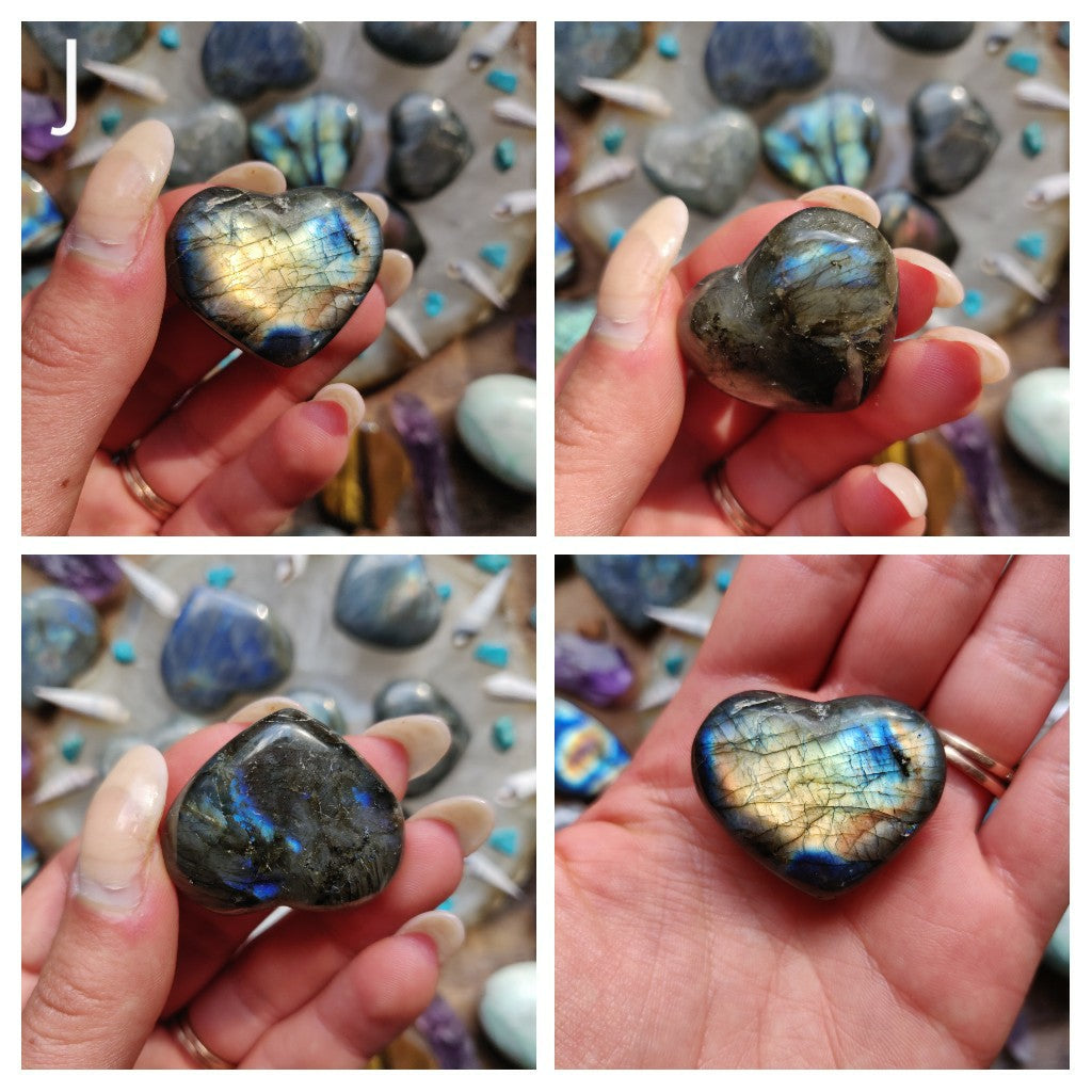 Mini Labradorite Heart - Choose your Favorites - Simply Affinity