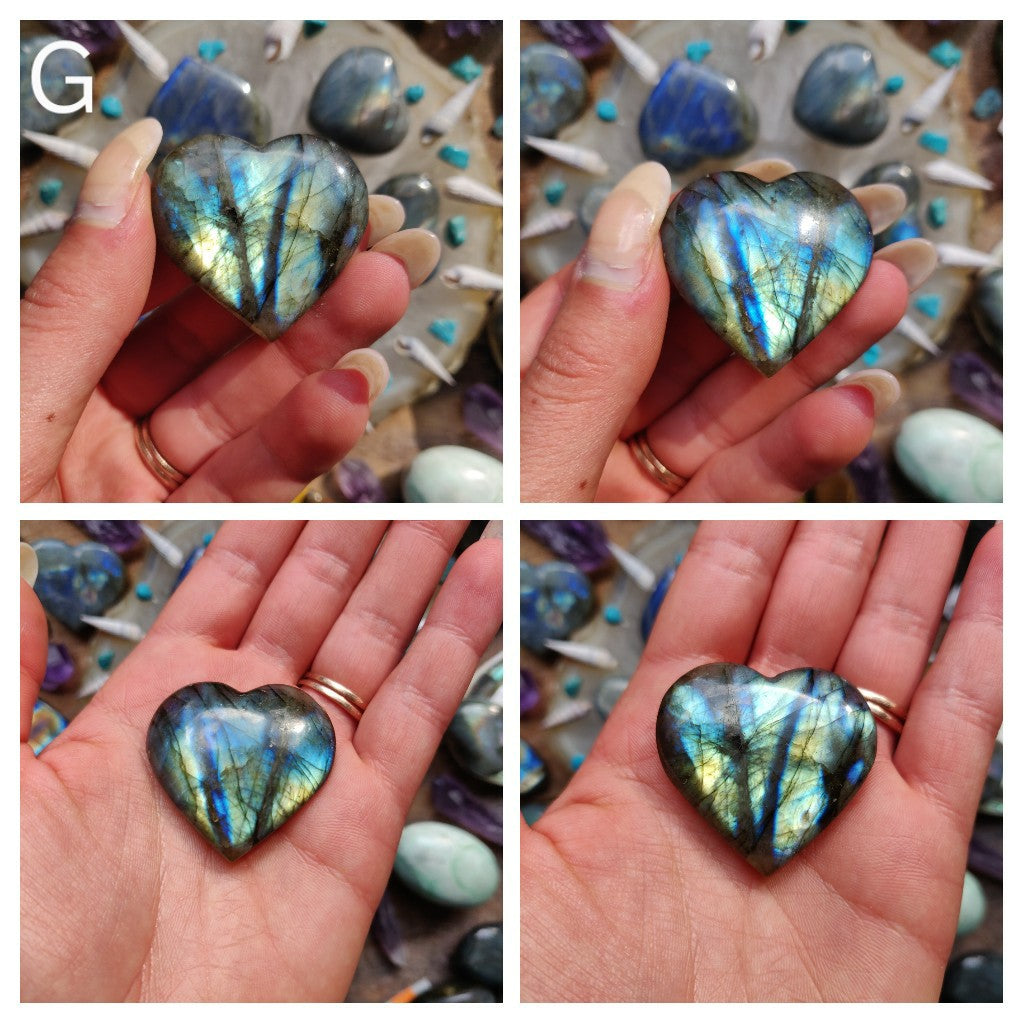 Mini Labradorite Heart - Choose your Favorites - Simply Affinity