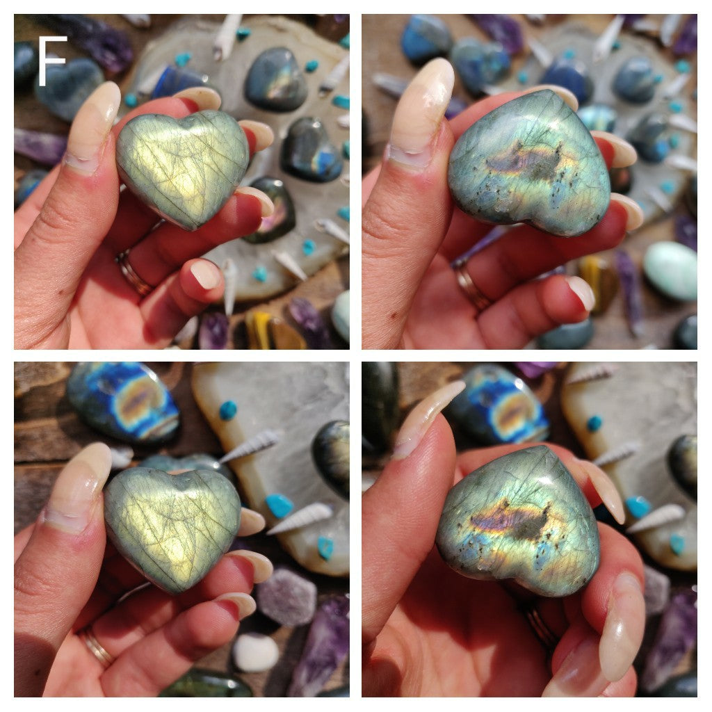 Mini Labradorite Heart - Choose your Favorites - Simply Affinity