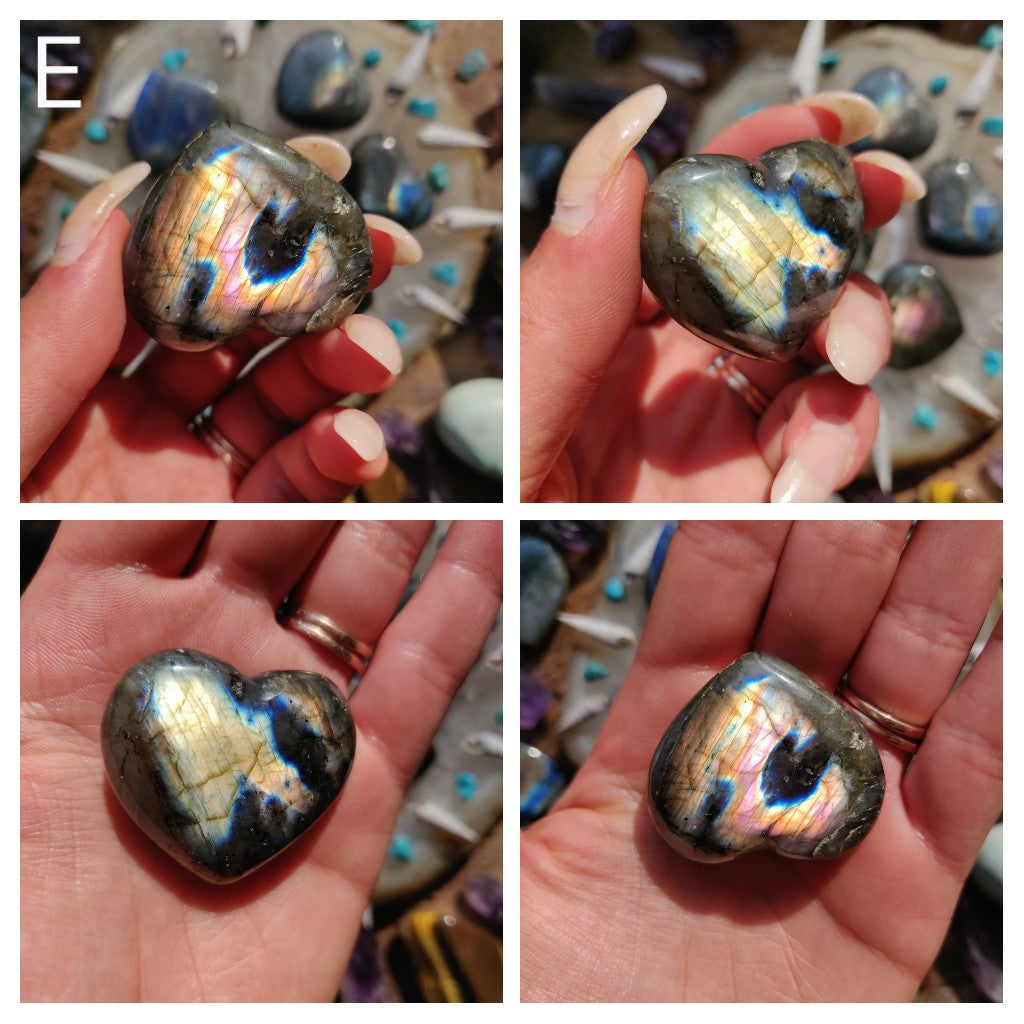 Mini Labradorite Heart - Choose your Favorites - Simply Affinity