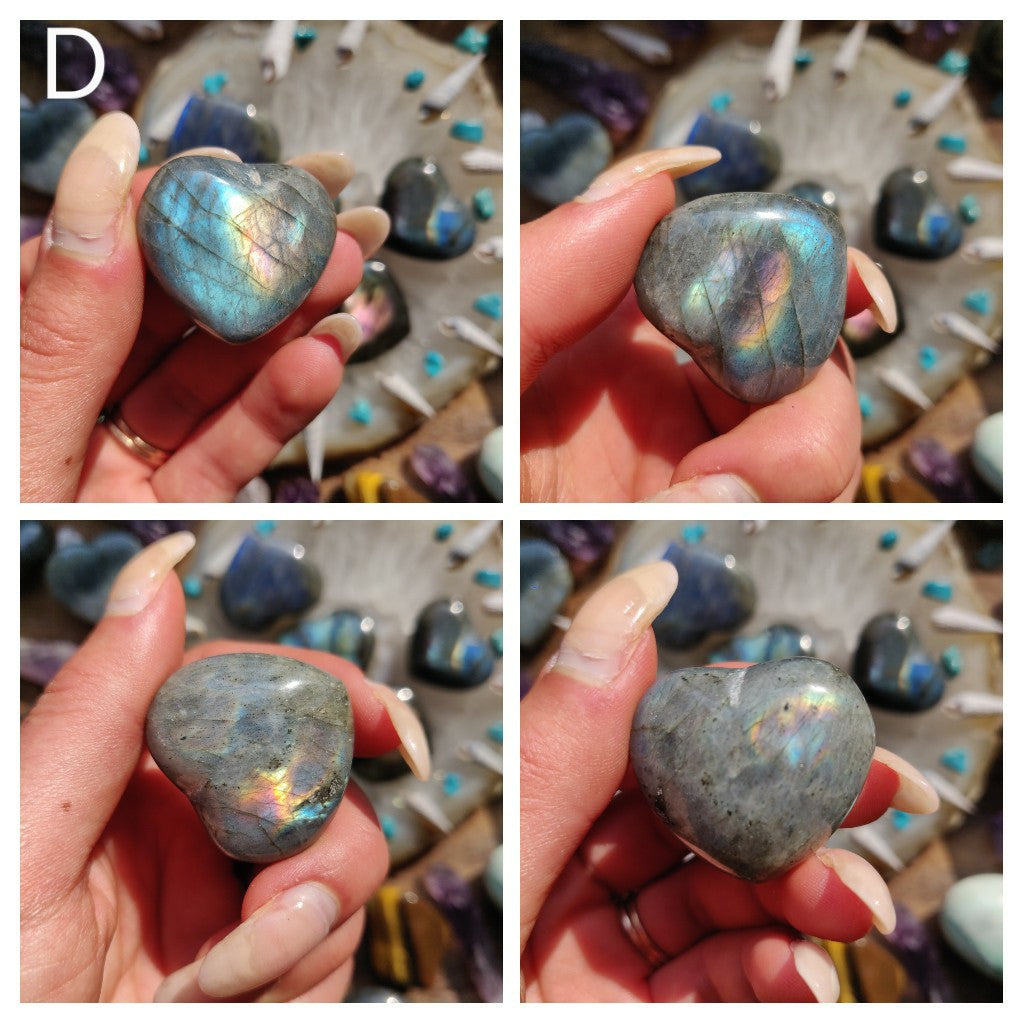 Mini Labradorite Heart - Choose your Favorites - Simply Affinity
