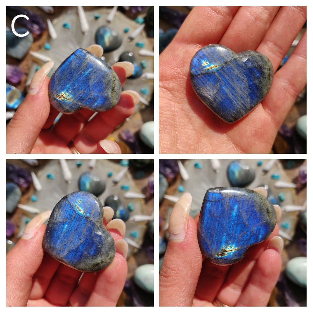 Mini Labradorite Heart - Choose your Favorites - Simply Affinity