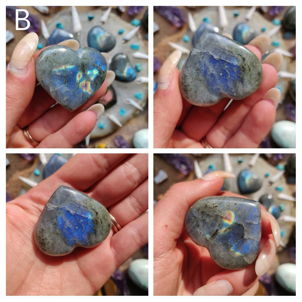 Mini Labradorite Heart - Choose your Favorites - Simply Affinity
