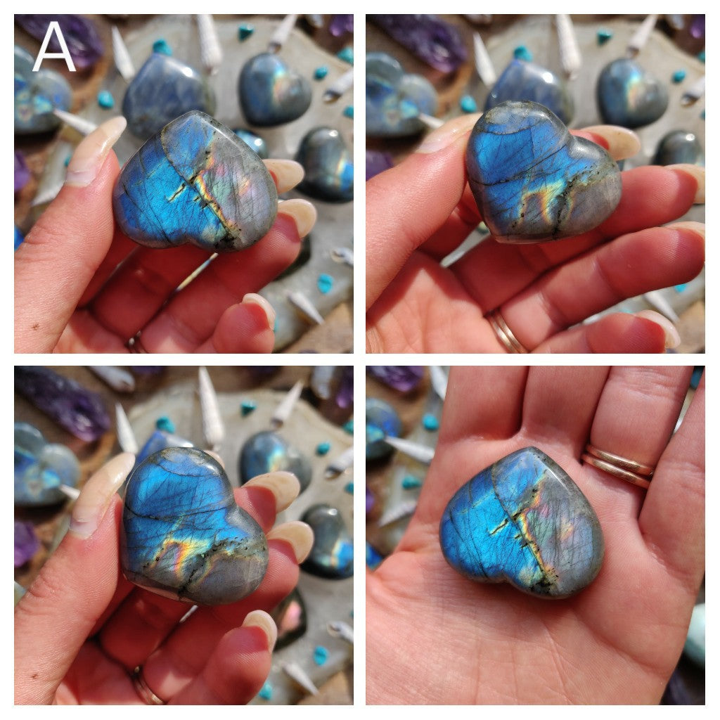Mini Labradorite Heart - Choose your Favorites - Simply Affinity