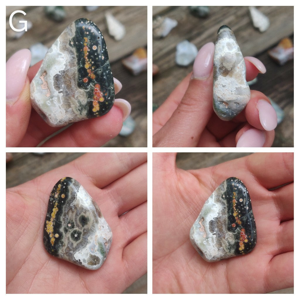 *Ocean Jasper Tumble Stones - Choose your Favorites - Simply Affinity