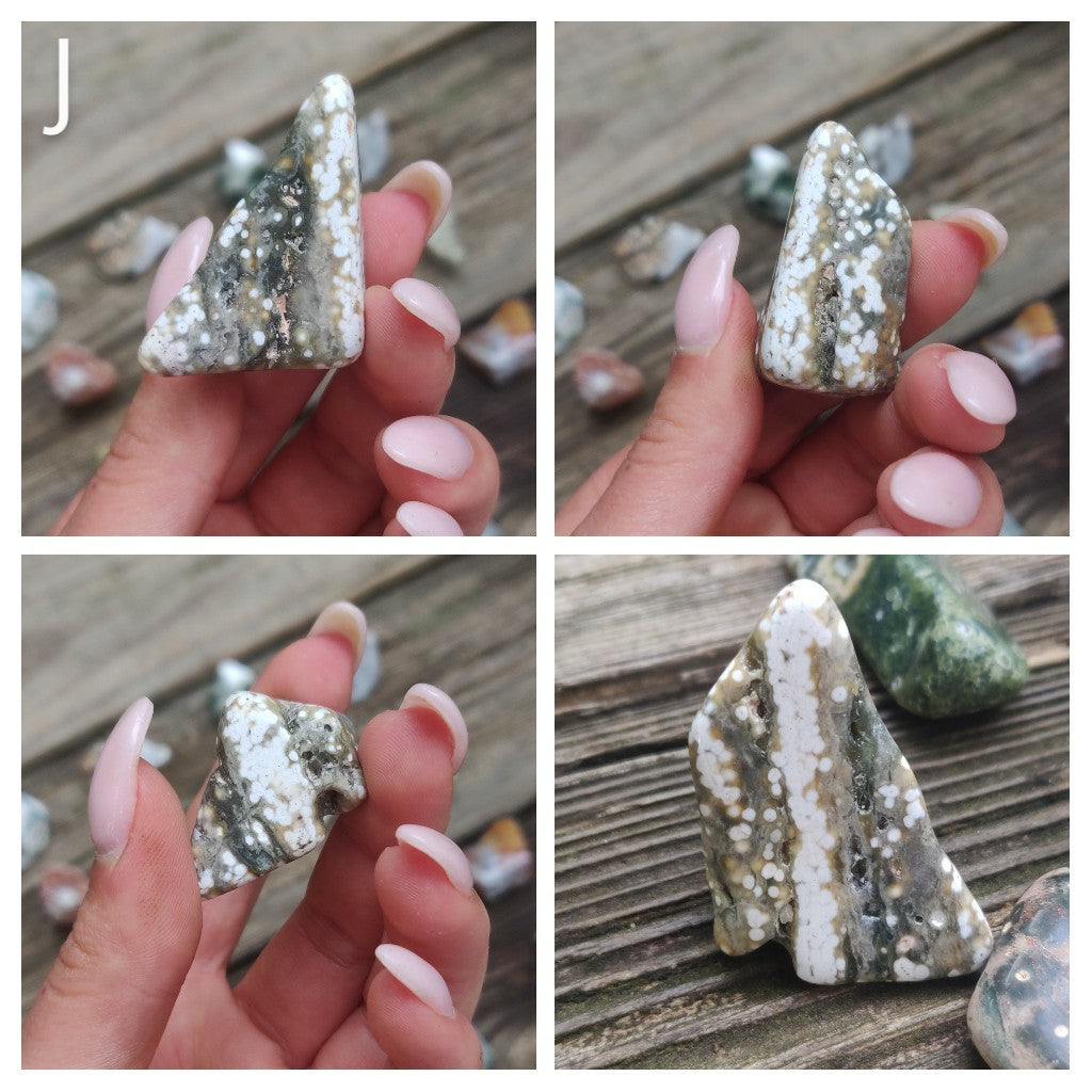 *Ocean Jasper Tumble Stones - Choose your Favorites - Simply Affinity
