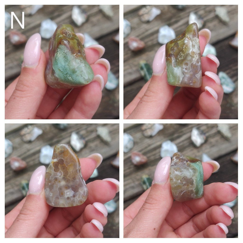 *Ocean Jasper Tumble Stones - Choose your Favorites - Simply Affinity