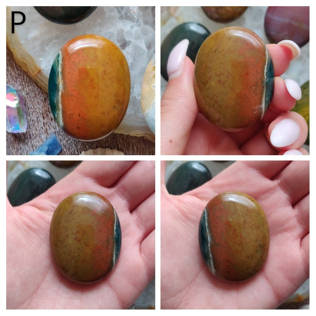 Ocean Jasper Palm Stones - Choose your Favorites - Simply Affinity