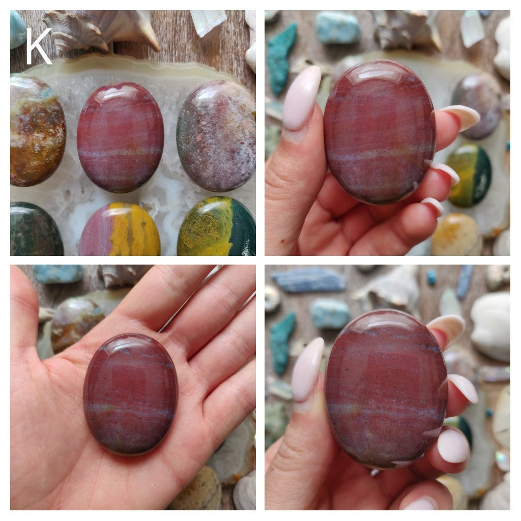 Ocean Jasper Palm Stones - Choose your Favorites - Simply Affinity